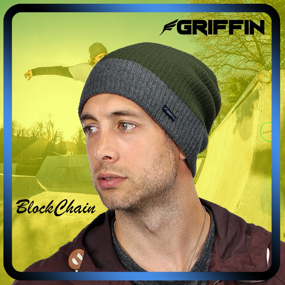 Topi Kupluk Pria Skateboard Blockchain Stylish Griffin Topi Kupluk Pria Skateboard Blockchain Stylish Griffin