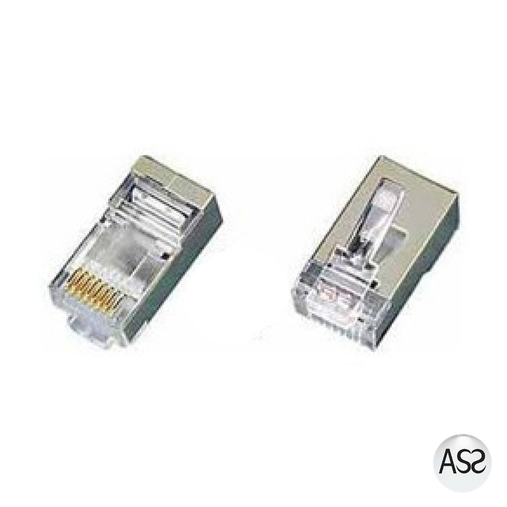 ASS Shop - Kepala LAN RJ45 Cat5 Shielded 1PCS