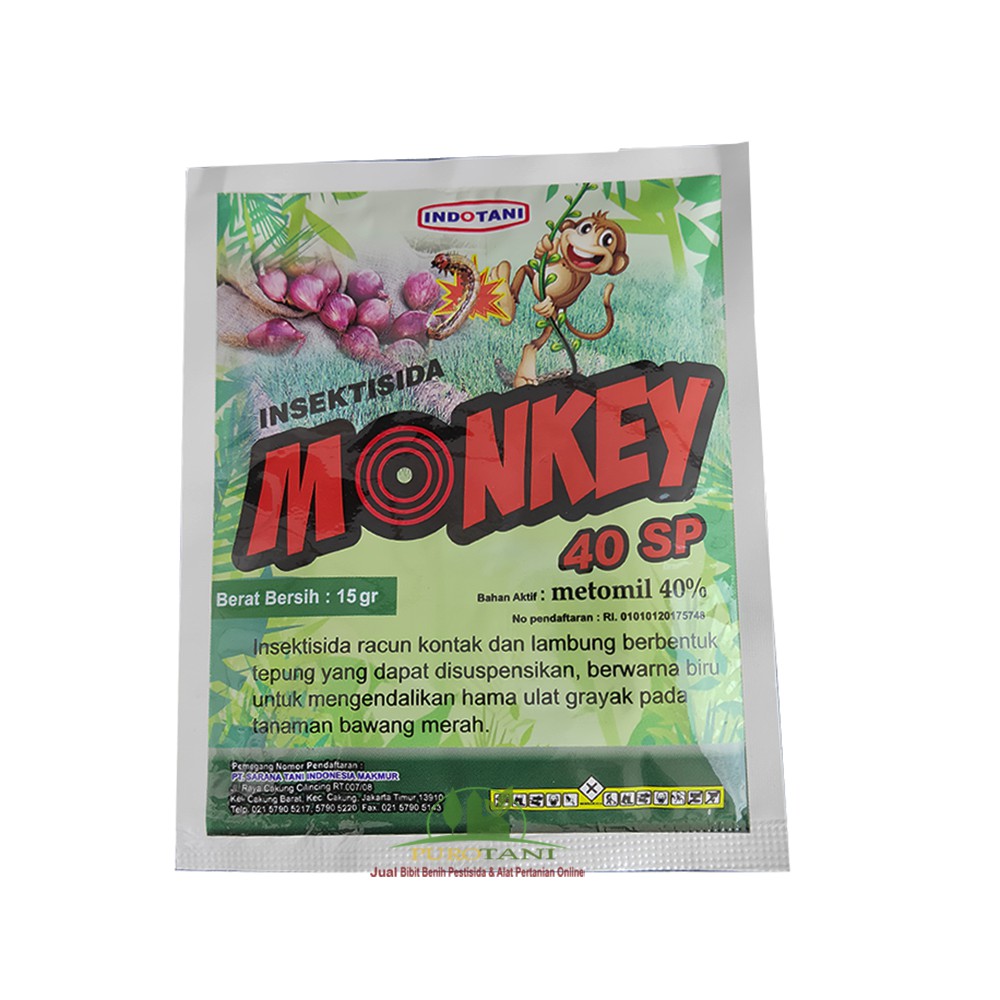 Insektisida Pembasmi Hama Ulat Monkey 40 SP Metomil 40%