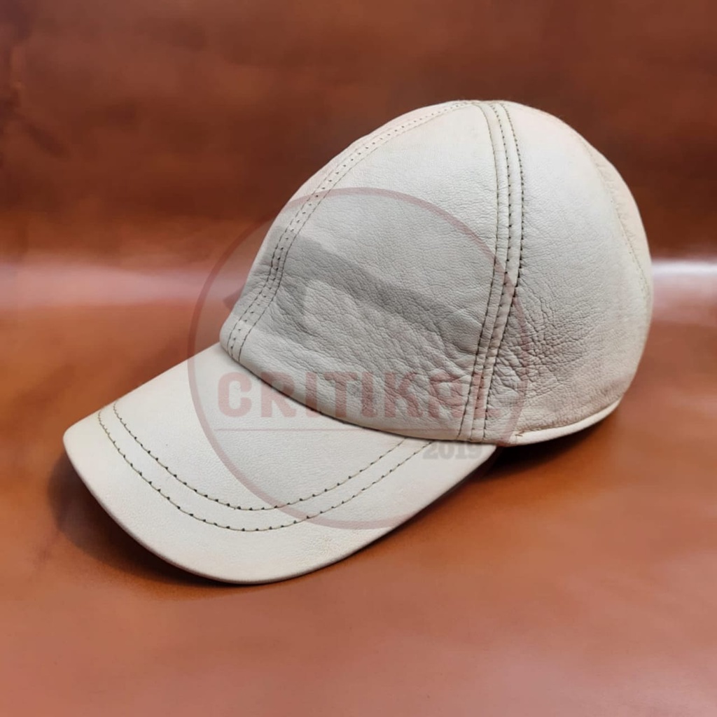 Topi kulit asli topi kulit motif topi asli dari kulit