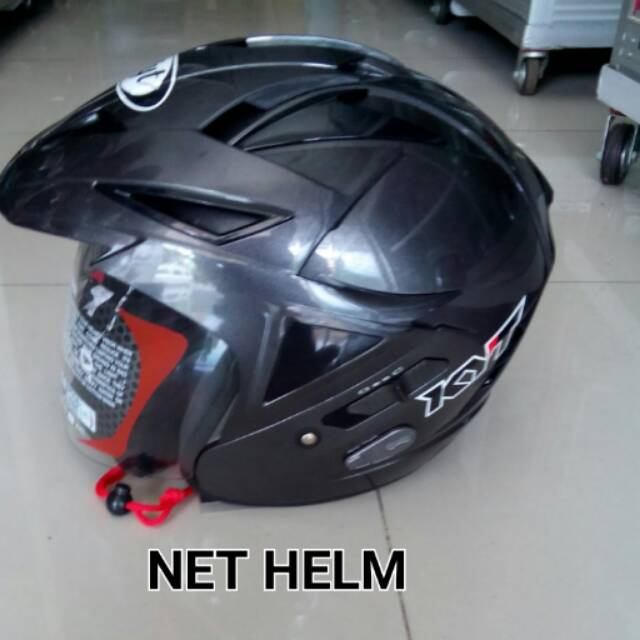 KYT SCORPION KING SOLID GUN/BLACK DOBLE VISOR