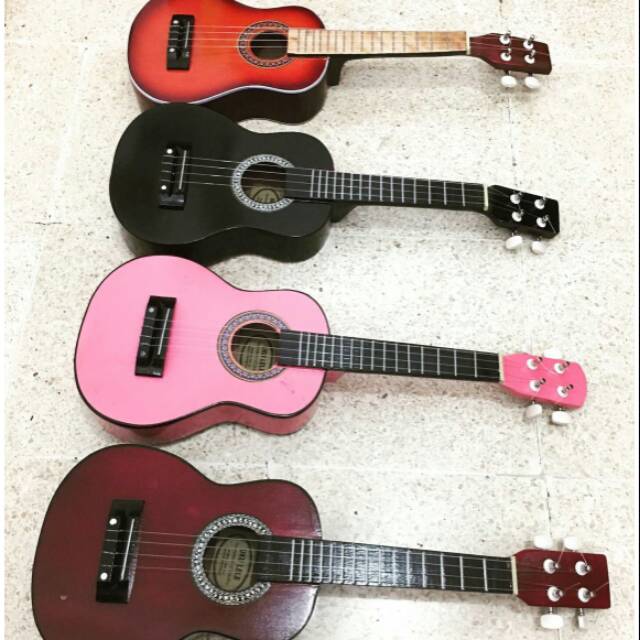GITAR UKULELE KENTRUNG SENAR 3 ATAU 4 LOKAL INDONESIA PRODUK BAGUS COCOK BAGI ANAK ANAK SAYANG ANAK