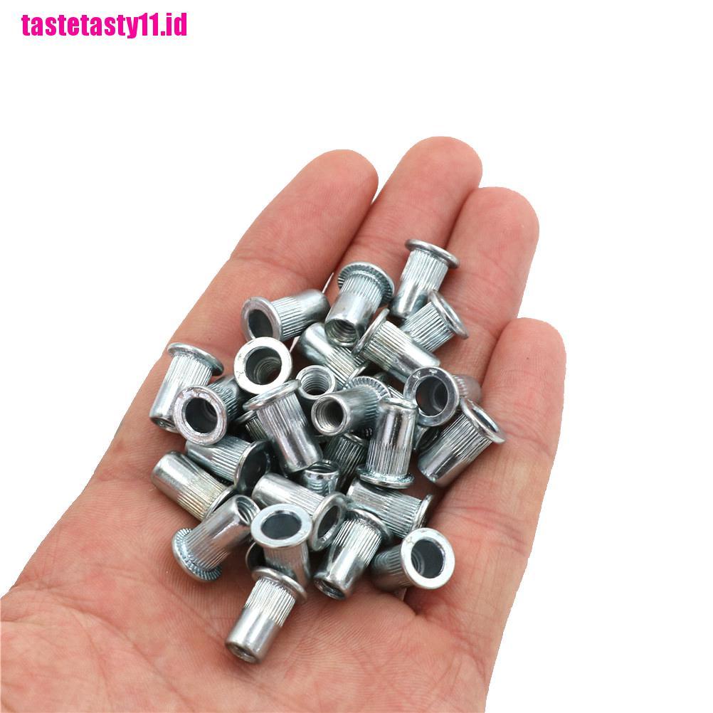 30 Pcs Mur Insert M5 Thread Biru Putih Bahan zinc M5 Benang Jahit