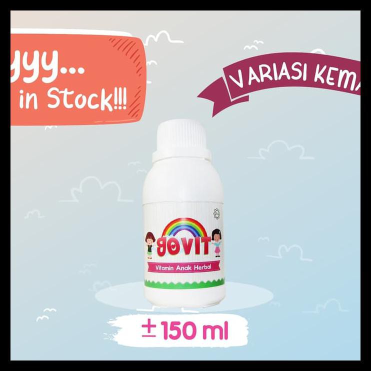 bayar ditempat TERLARIS  GOVIT VITAMIN ANAK HERBAL ORIGINAL PENAMBAH NAFSU MAKAN