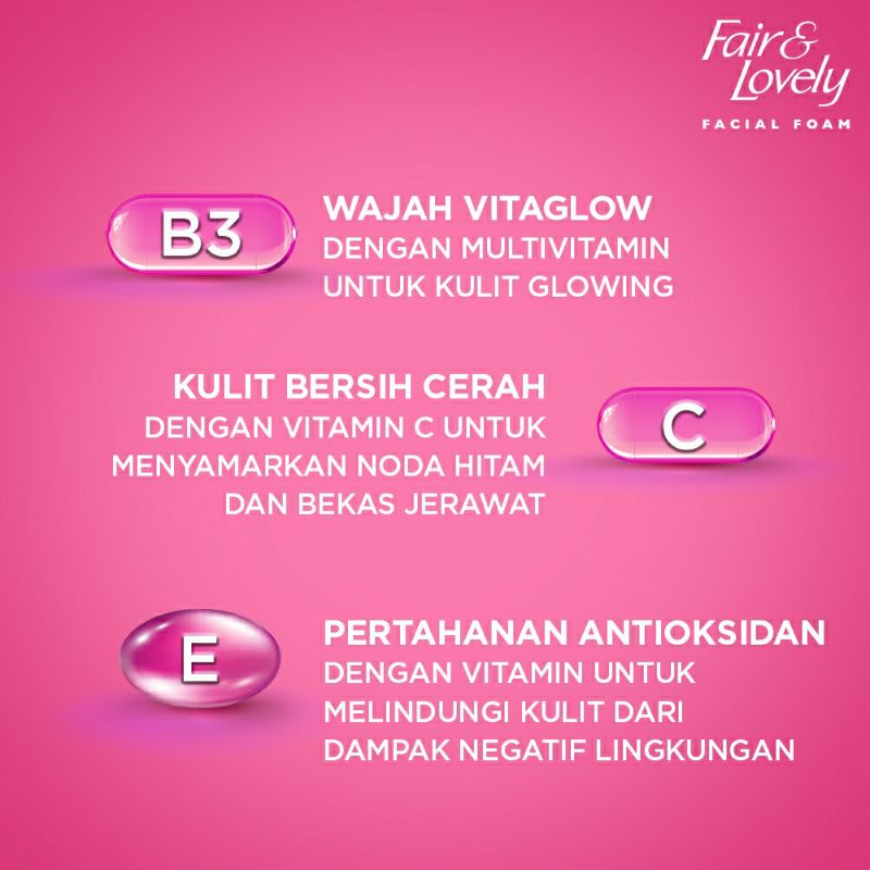 Fair &amp; Lovely Facial Foam 100g Facial Foam Fair and lovely