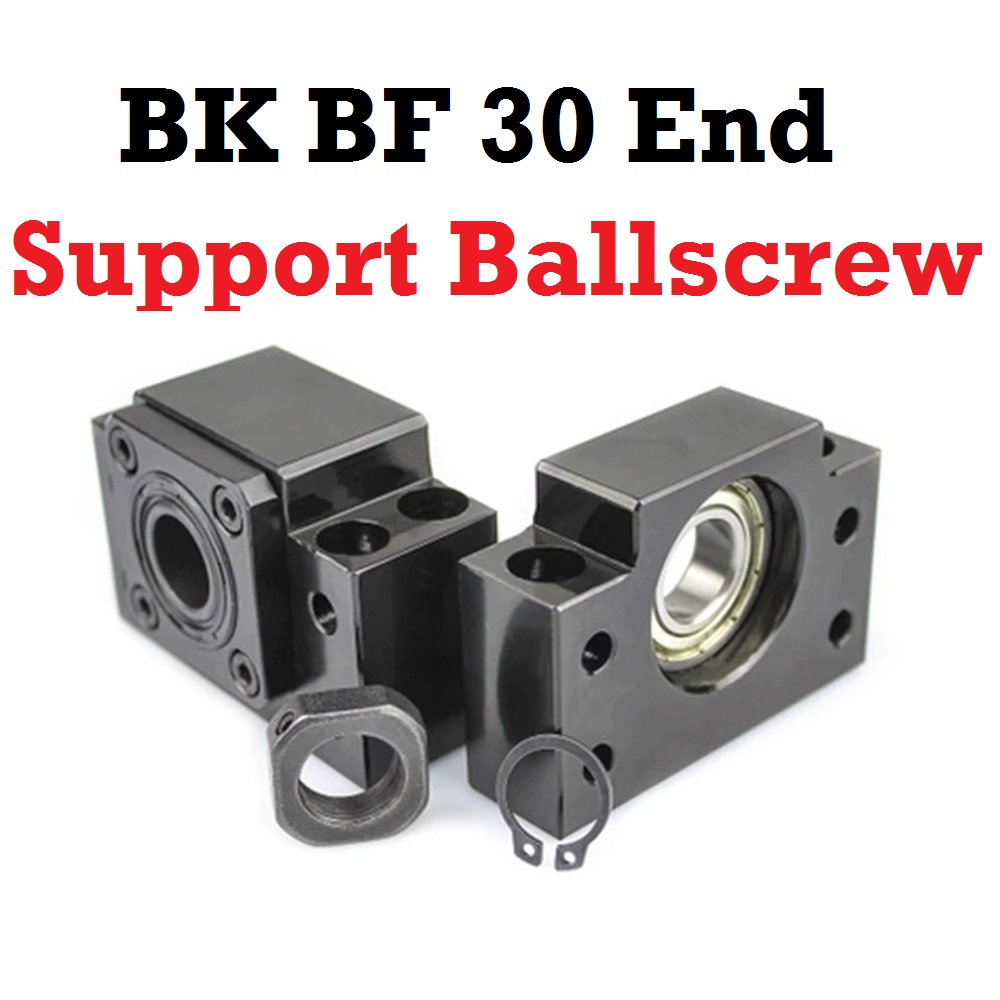 [HAEBOT] BK30 BF30 BK BF 30 30mm Dudukan Ballscrew Ball Screw Support End Pillow Bearing Block Holder Shaft