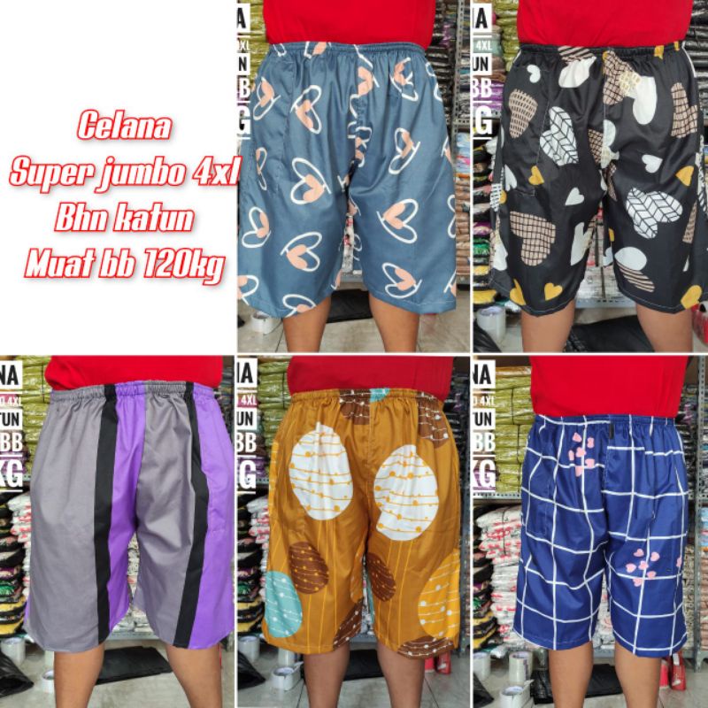 (paket 5pcs) celana super jumbo celana big size celana xtra jumbo