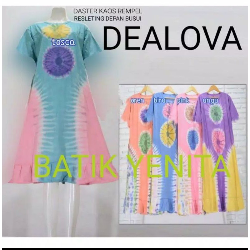 daster rempel dealova/daster kaos murah/daster busui