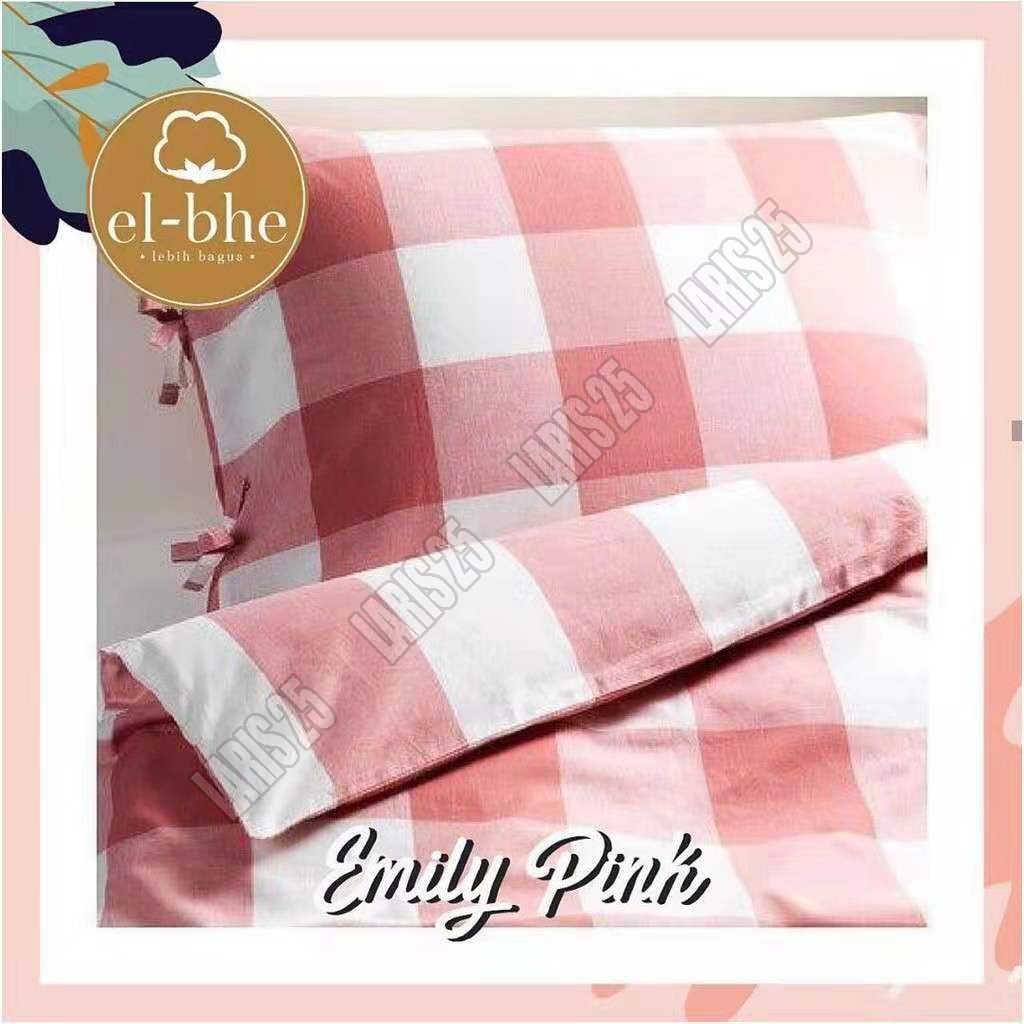 TERMURAH BAHAN KAIN TERLARIS KATUN MIKROTEX MOTIF KOTAK EMILY UTK SPREI GORDEN PER 0,5M DAN 1M