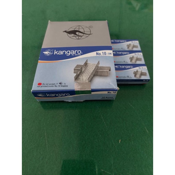 

[PER PCS] STAPLES KANGARO NO.10-1M / ISI HEKTER KANGARO NO 10-1M BERKUALITAS