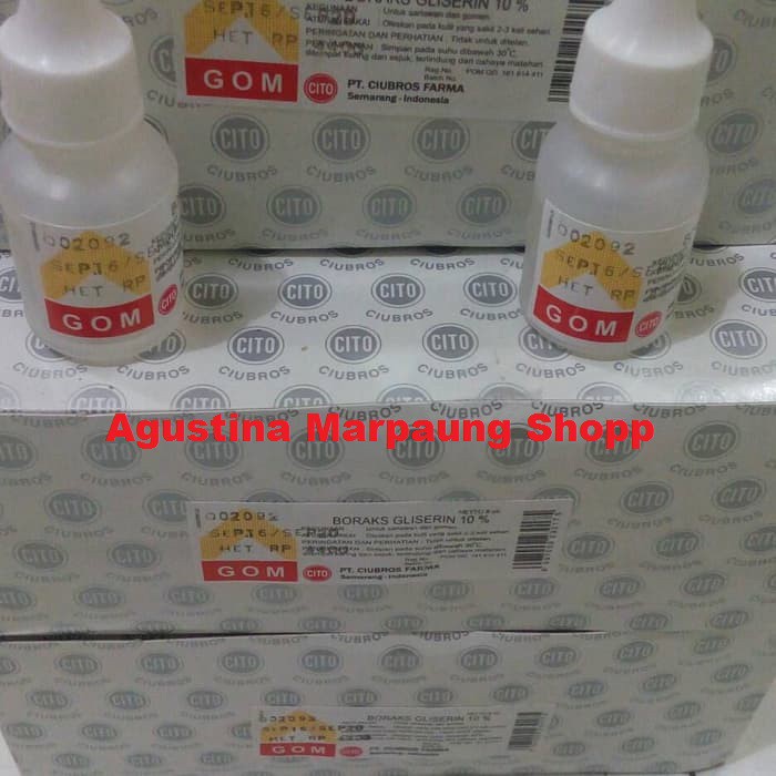 GOM CITO obat sariawan slime activator bora glycerine 10%