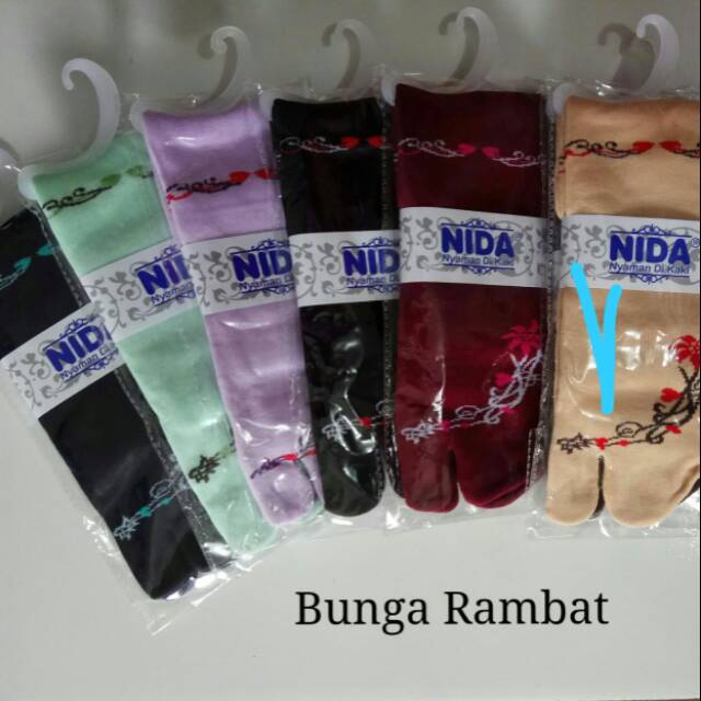  Kaos  kaki  nida  motif Shopee Indonesia 