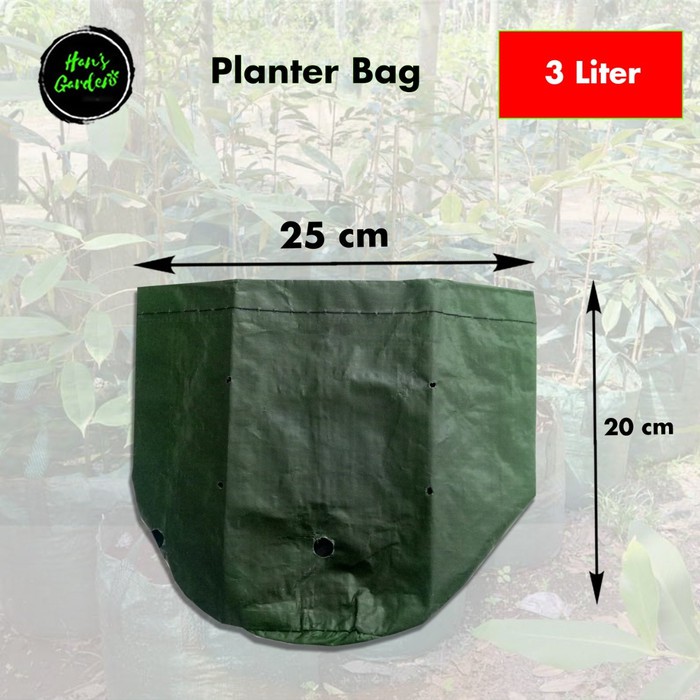 Easy grow planter bag 3 liter polybag tanaman