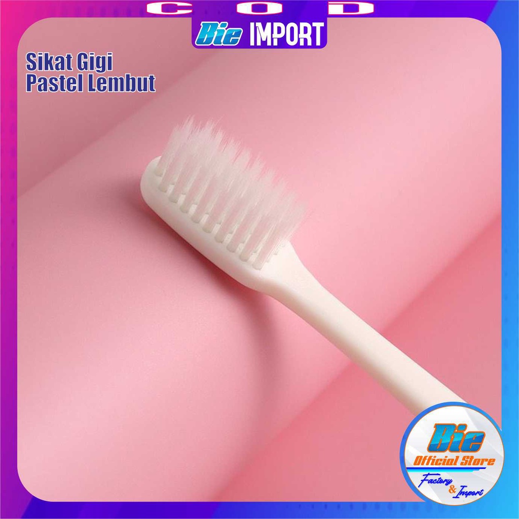 Sikat Gigi Bulu Lembut Pastel Series Impor Best Seller