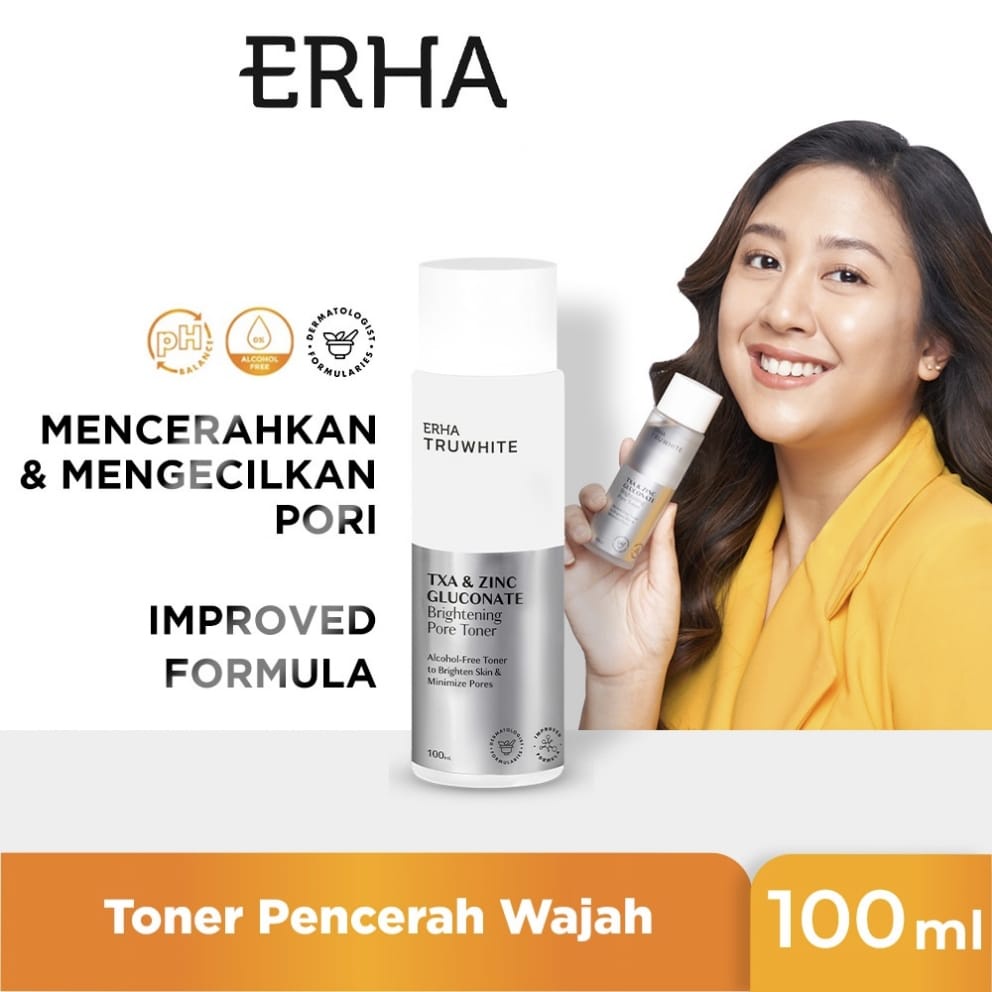 ERHA TRUWHITE NIACINAMIDE &amp; TXA BRIGHTENING TONER 100 ML @MJ