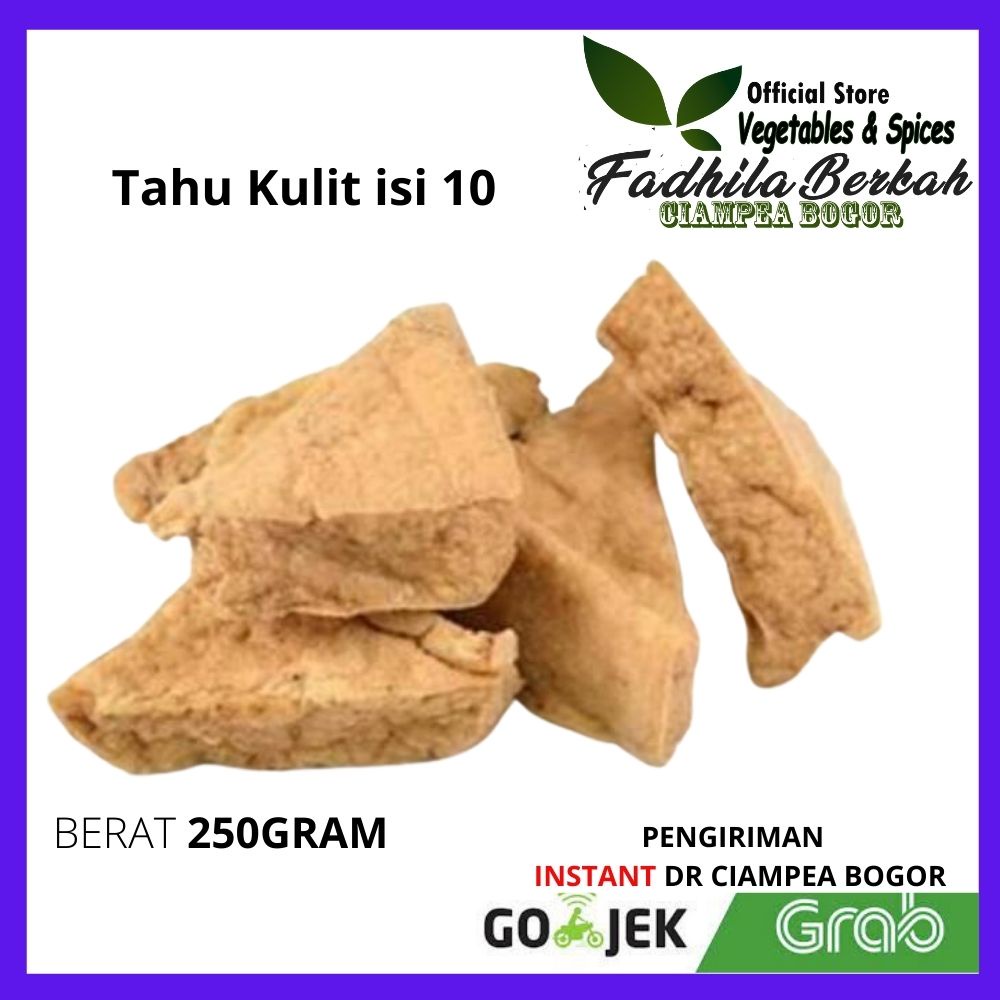 

Tahu Kulit 1 bungkus Pasar warung Sayur Sayuran sayurmayur Segar fresh Makanan kuliner beku frozen Online Freshmart Bogor