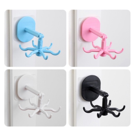 AZ Gantungan Spatula Barang Putar 360 Derajat/ 6 Hook