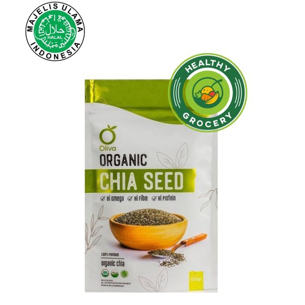 Oliva Organic Chia Seed 100gr chiaseed organik