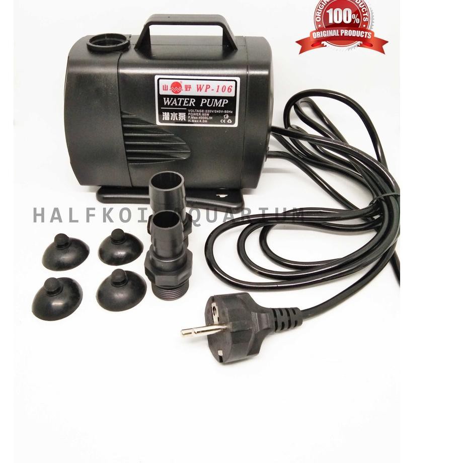 ✽ Yamano WP106 Pompa Air Kolam Pompa Aquarium Hidroponik ❈