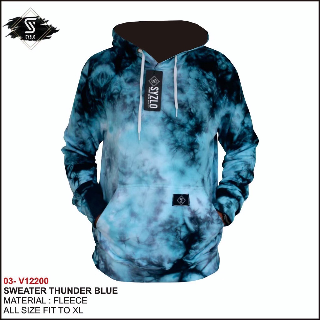Dinamiss - Jaket Hoodie Tie Dye Pria Original