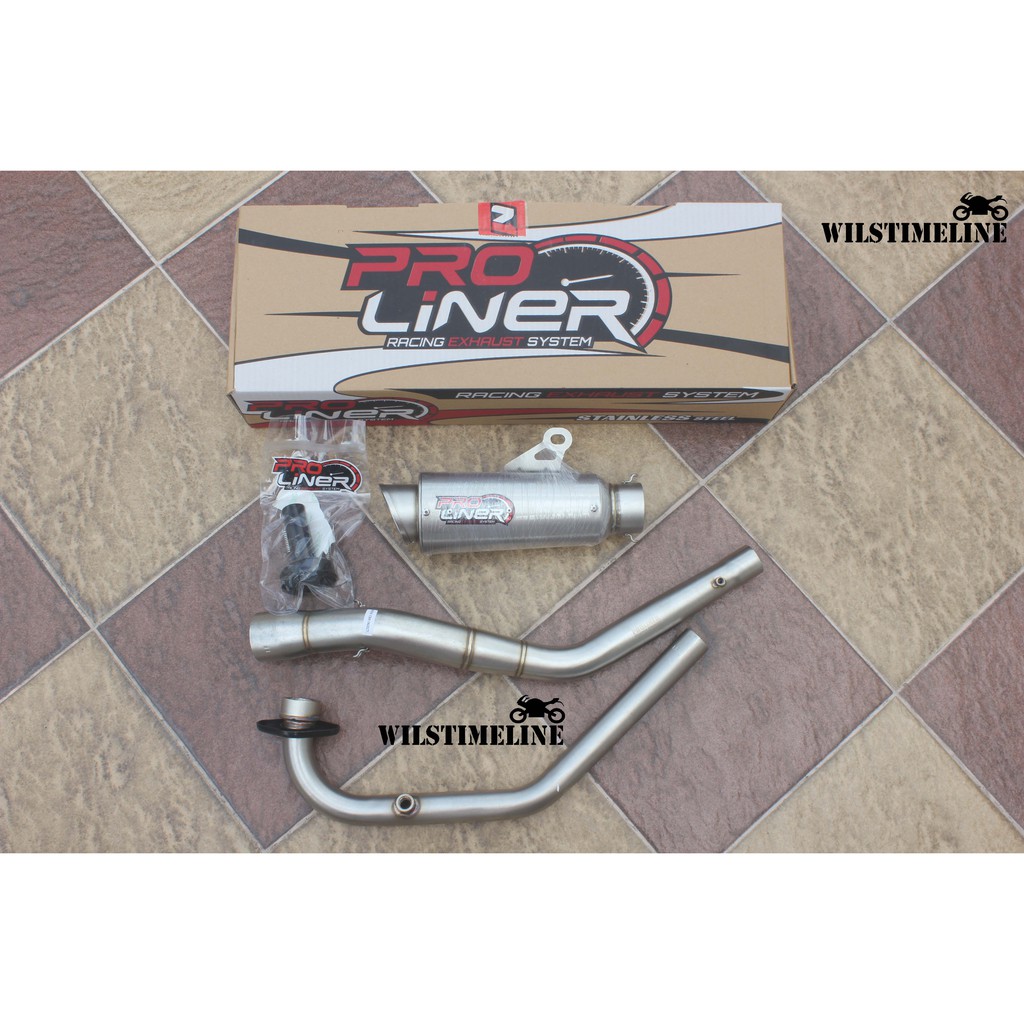 Knalpot PROLINER TR-1R Short untuk Honda CBR 150R K45 Non LED