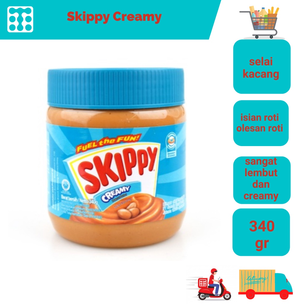 

Skippy Creamy 340 G / Selai Kacang