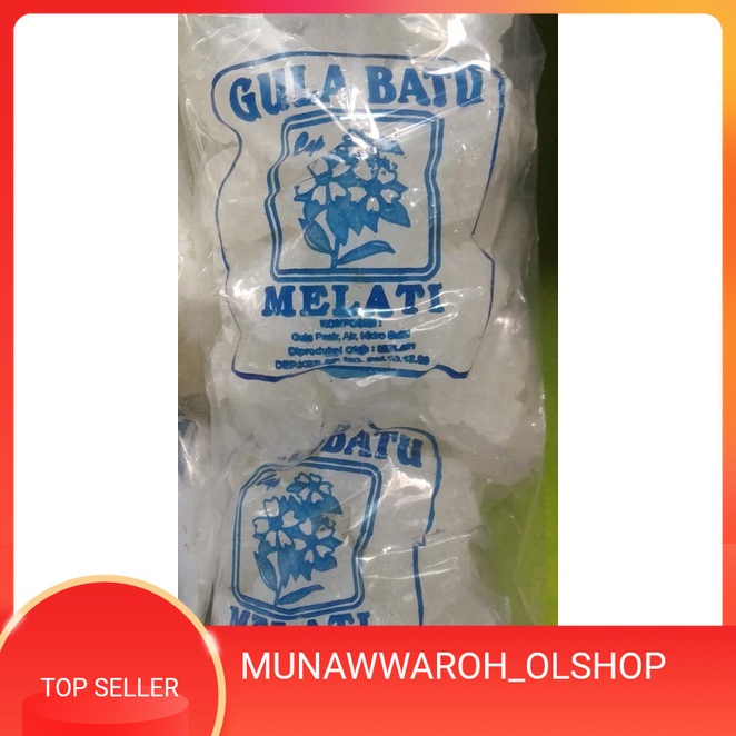 

TERMURAH!! Gula Batu Kristal 1KG Cap Melati Kemasan 1 KG Dijamin ASLI GULA BATU KHAS CIREBON Original product