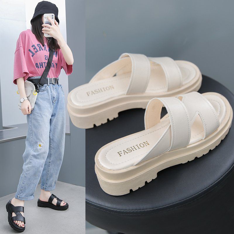 NF815 - Sandal Wedges Fashion Wanita Import