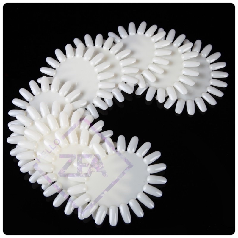 

Palet Display Bentuk Bunga Matahari Bentuk Oval Bulat untuk Latihan Nail Art