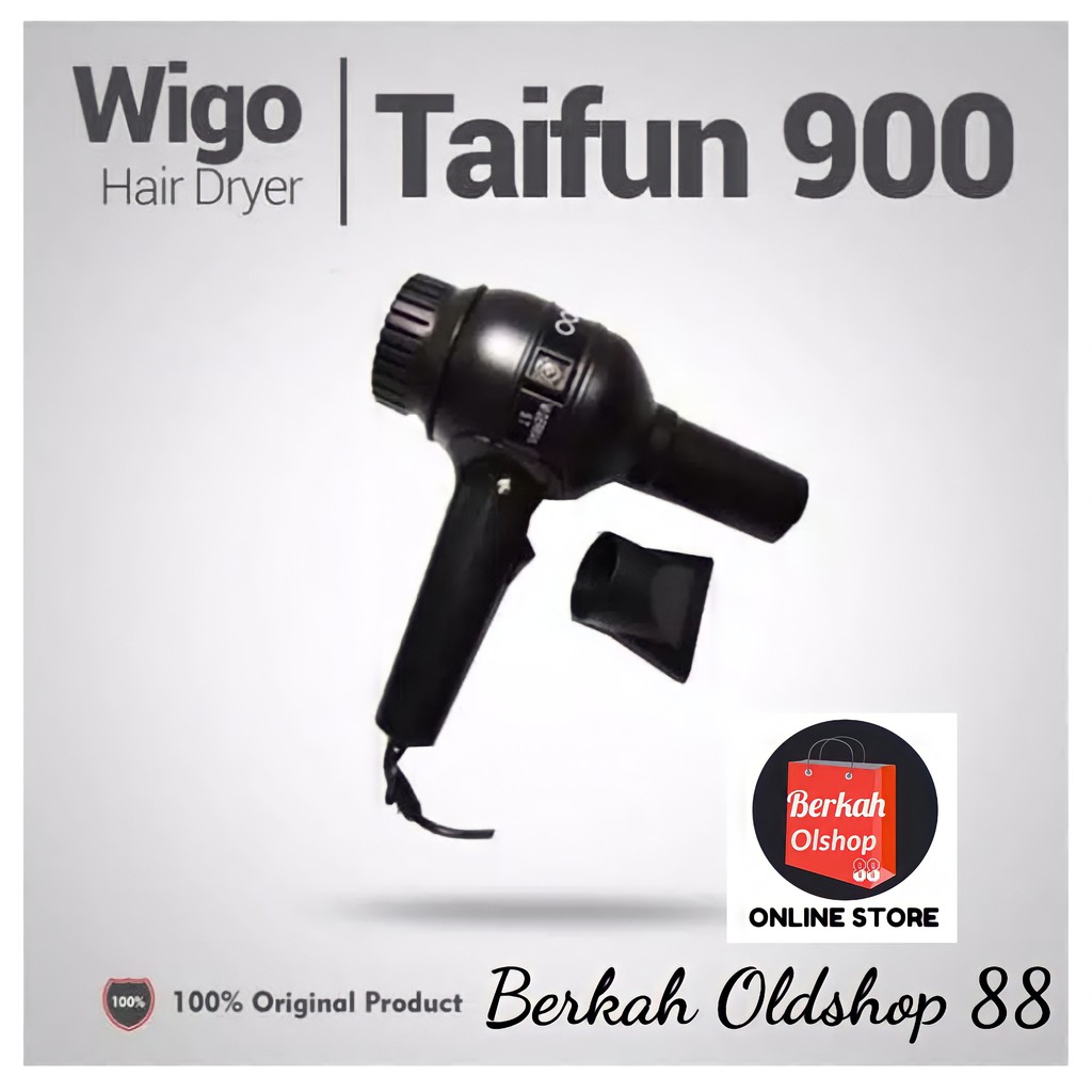 Wigo Hair Dryer W-900 Black Taifun