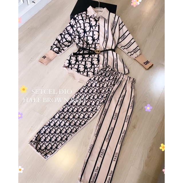 SETCEL DIO ( kemeja + kulot )