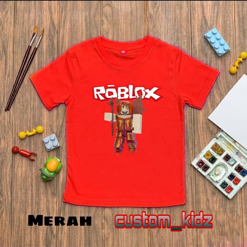 Roblox kaos anak berbahan premium