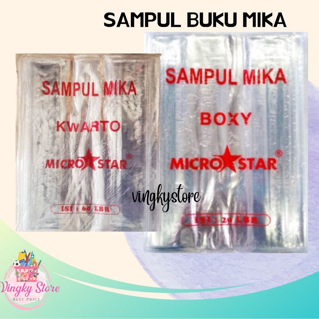 

Sampul Buku Mika / Kwarto Boxy Micro star ( 10 Lembar )