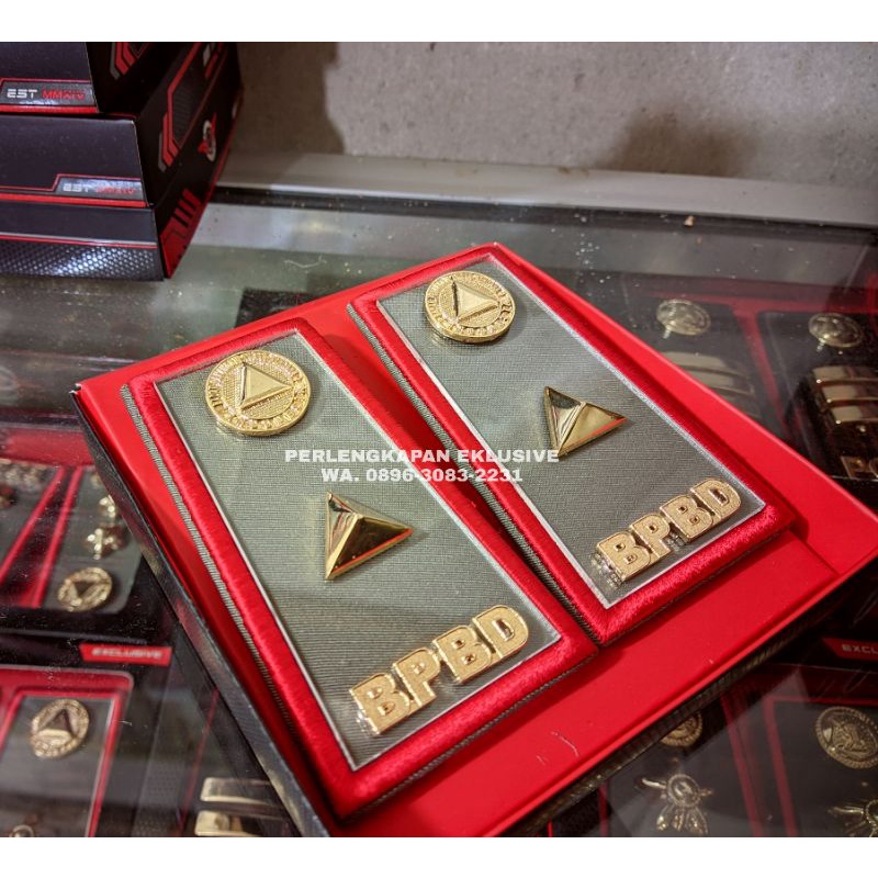 PANGKAT BPBD 3D - PANGKAT BPBD - PANGKAT BPBD SEGITIGA - PANGKAT BOBD GOLONGAN 3D