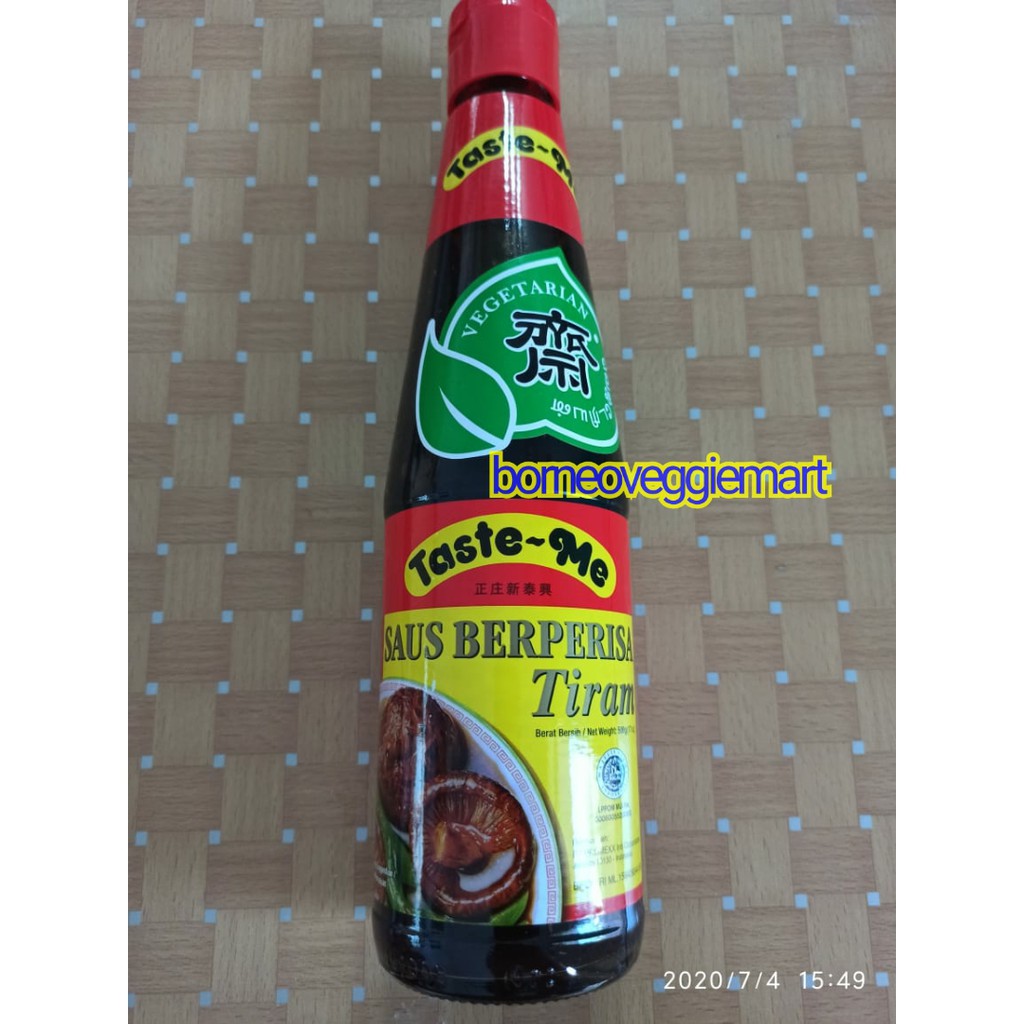 

Saus saos vegetarian berperisa tiram Taste Me vegetarian sauce 500g