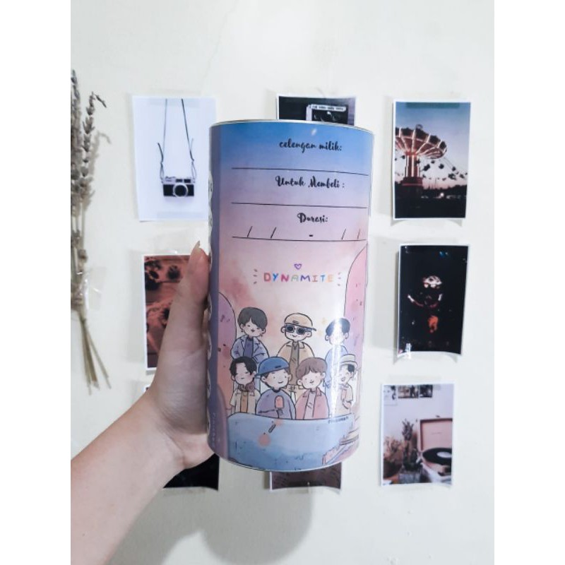 Celengan viral target bisa custom (ukuran,desain, nominal target)