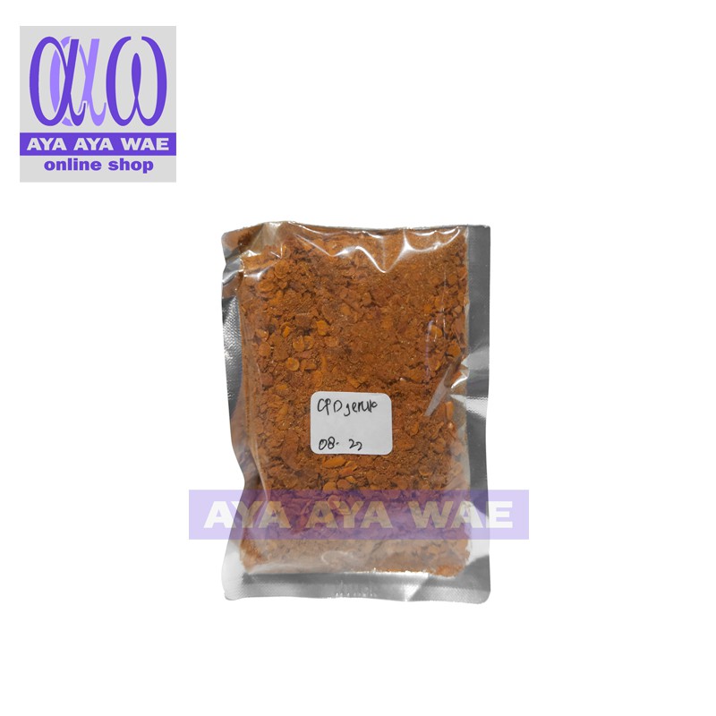 

Chili / Cabe Bubuk Flake Pedas Aroma Daun Jeruk 50 gr