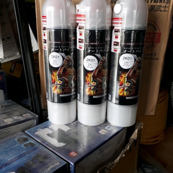 Pilok samurai clear 2K01 Cat samurai paint clear 2K01 pylok pilox cat semprot kilap anti gores.