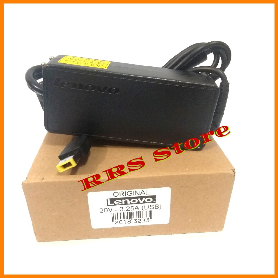 Carger Lenovo Adaptor Laptop Lenovo Adaptor Charger Laptop Lenovo Output 20V 3.25A USB