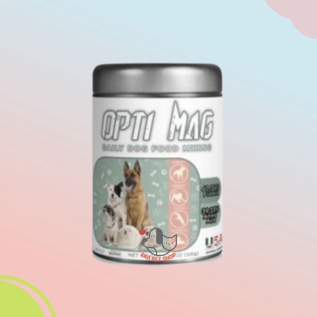 OptiMag Suplemen Multivitamin Untuk Anjing All Breed 500 Gram 4.9