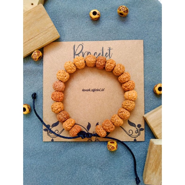 Gelang Biji Genitri Asli 7MM