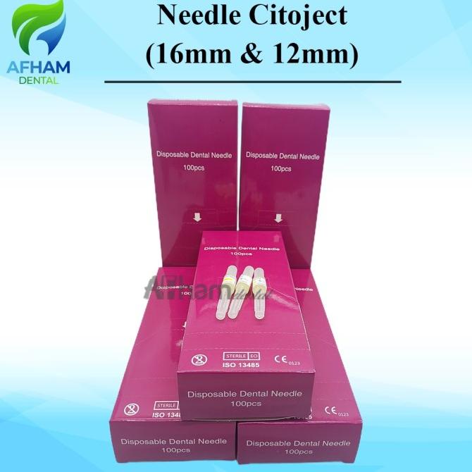 Dental Needle Jarum Anastesi Citoject Ukuran 12Mm 30G