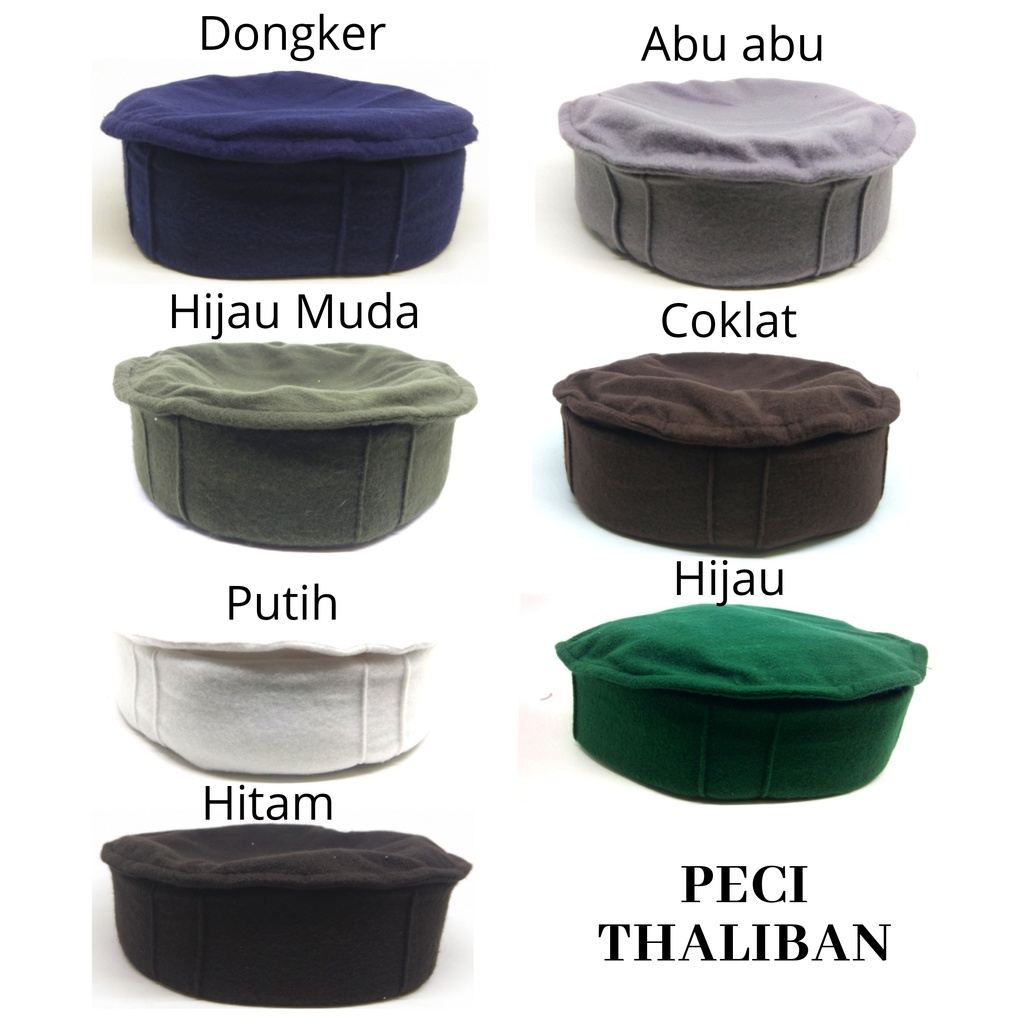 Peci Pakol/ Peci Taliban/kopiah polos/peci/songko/Kopyah Pakol/all size