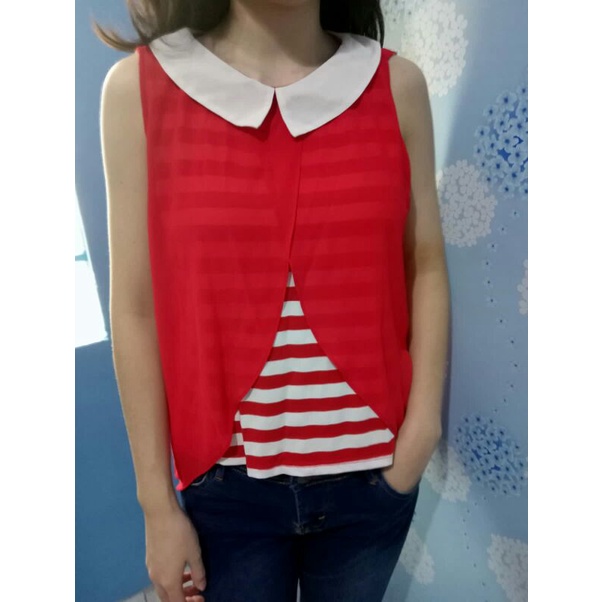 Preloved Blouse sleeveless