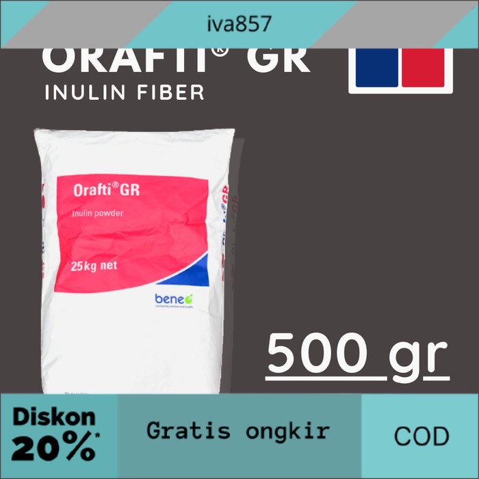 

PROMO Inulin Powder Fiber Orafti Beneo 500 gr GRATIS ONGKIR