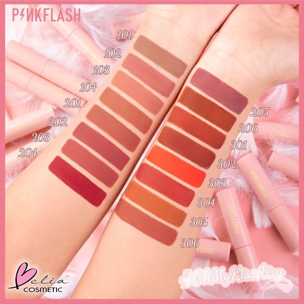 ❤ BELIA ❤ PINKFLASH Lip &amp; Cheek Duo Matte Tint | Pink Flash (✔BPOM) PF-M01