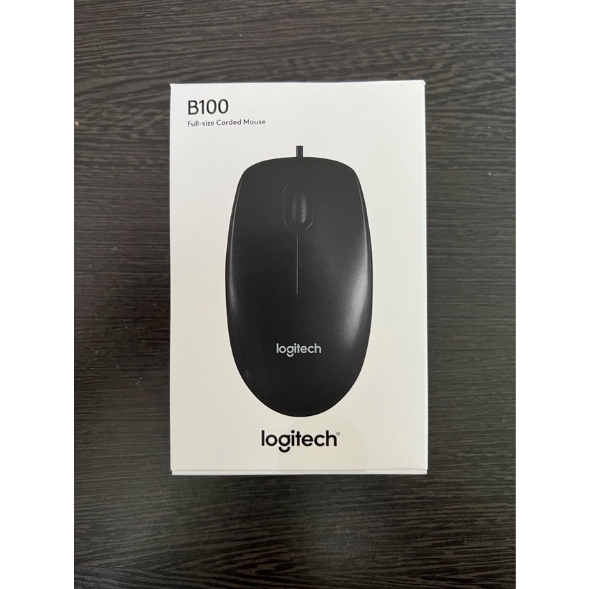 Mouse Kabel Logitech B100 USB Wired Optical Mouse