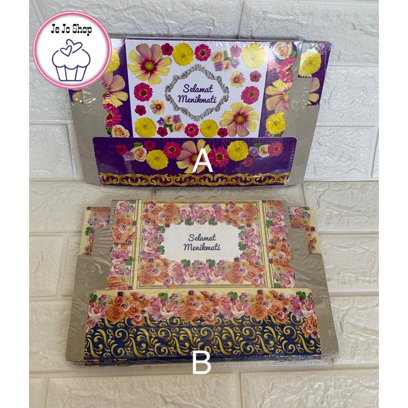 

Snack Box Selamat menikmati uk. 15x11x7 isi 20 pcs