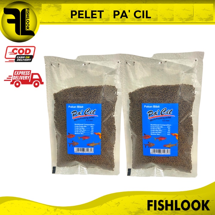 makanan pakan micro pelet pellet ikan kecil pacil 0,5 mm