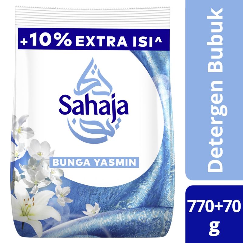 Sahaja Powder Detergent Yasmin 770 gr 700gr Extra 70 gr Sahaja Deterjen Bubuk